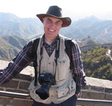 Peter on the Great Wall of China, Badaling, near Beijing